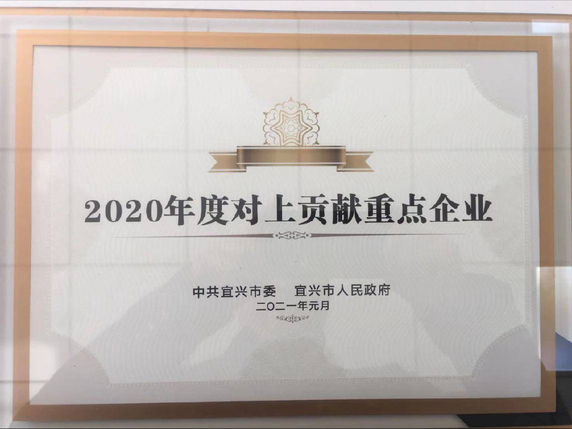 2020年度對上貢獻重點企業